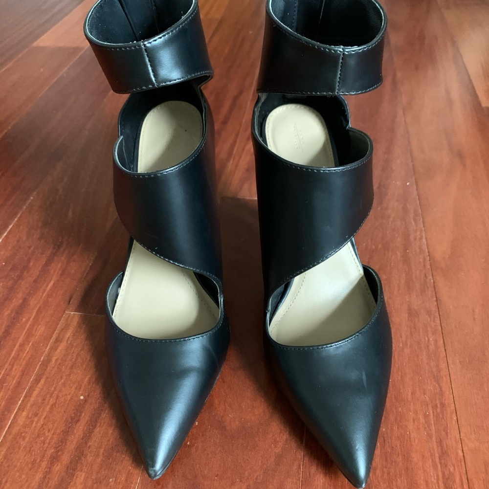 Zara black heels size 8.5